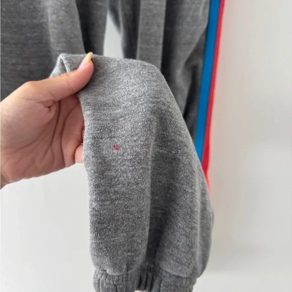 AVIATOR NATION Gray Stripe Neon Sweatpants L - Picture 6 of 6